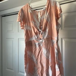 Forever 21 Pink Hawaiian Romper size 2XL